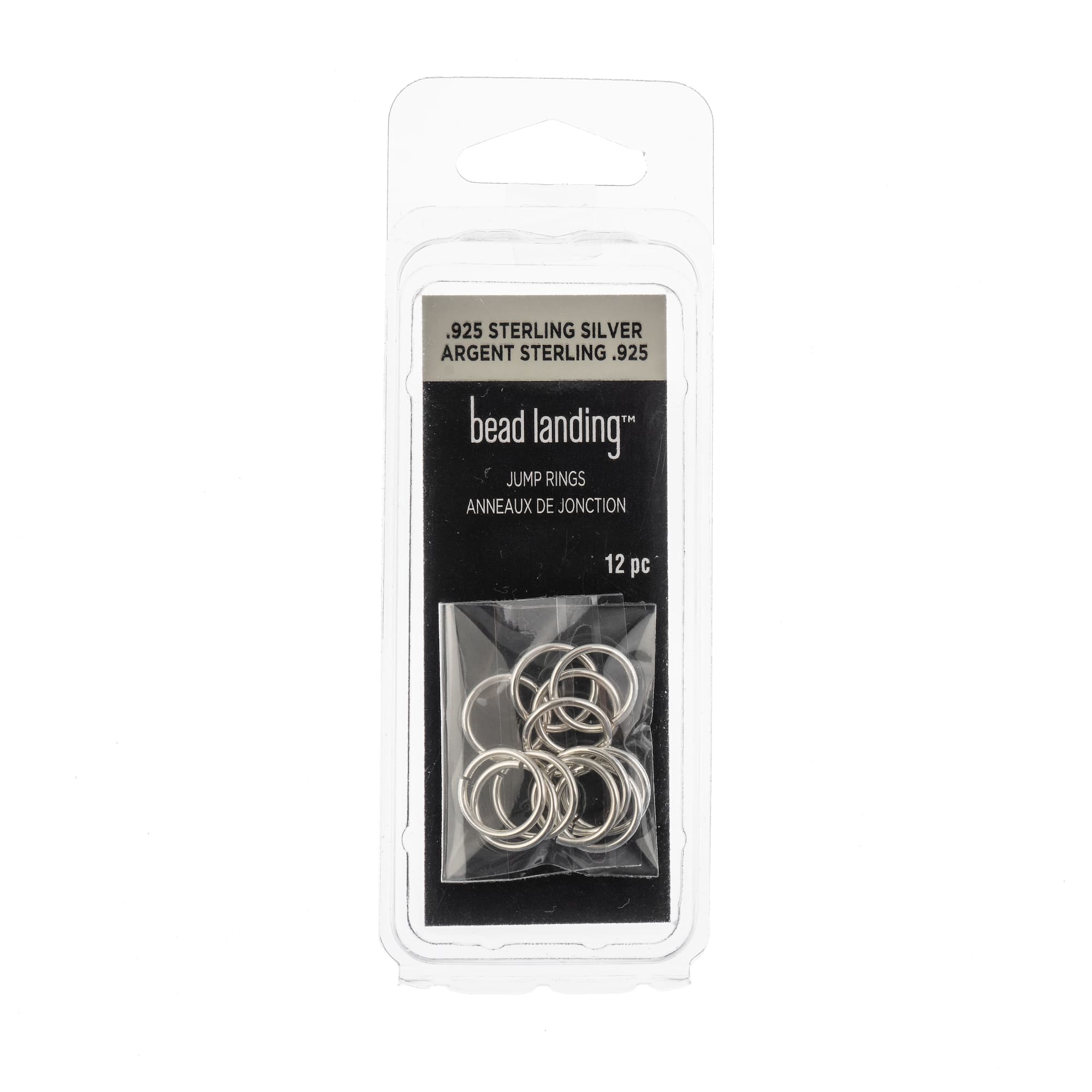 10mm Sterling Silver Jump Rings, 12ct. by Bead Landing™